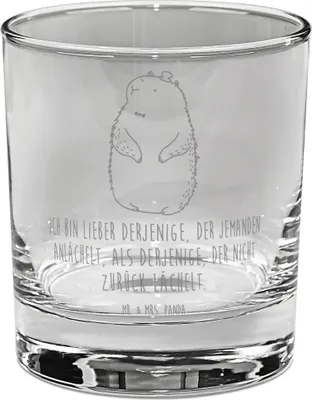 Produktbild von Mr. & Mrs. Panda Tumbler Murmeltier - Transparent - Geschenk, gravur glas, für Gin, Fröhlichkeit, Ginglas, Respekt, Tiermotive, Freundlichkeit, Anstand, Knigge