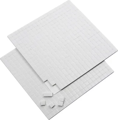Produktbild von Creativ Company 24639, Kunstschaumpolster, Weiß, 5 mm, 5 mm, 2 mm, Polybag