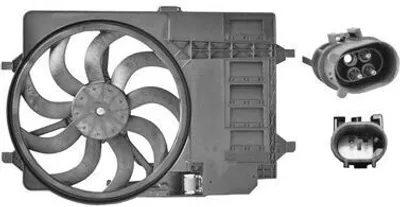 Produktbild von VAN WEZEL 0502746 Lüfter Motorkühlung Kühlerlüfter für MINI Schrägheck (R50, R53) Wasserkühler
