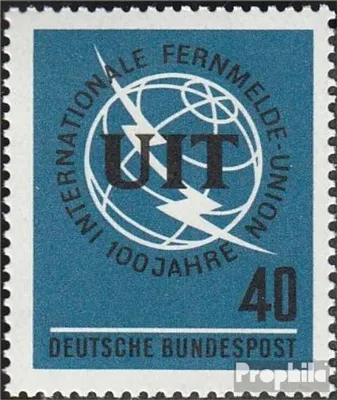 Produktbild von Briefmarken BRD (BR.Deutschland) 1965 Mi 476 (kompl.Ausg.) FDC 100 Jahre Internationale Fernmeldeunion