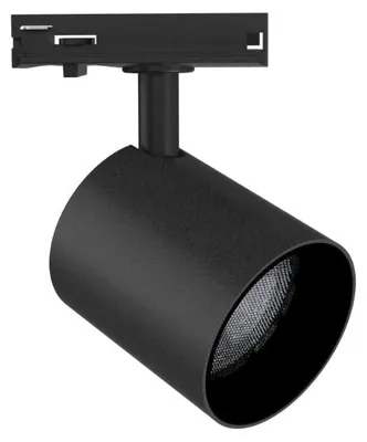 Produktbild von Schwarzer LED-Schienenstrahler, einphasig, 24 W, 36°, TRIAC-dimmbar – Warmweiß 2300 K – 3500 K