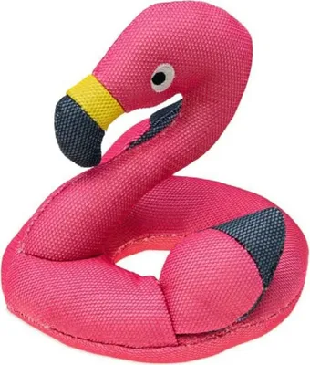 Image de Jouet réfrigérant Flamant rose L : 17 cm l : 17 cm H : 17 cm rose