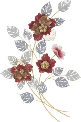 Obrázok produktu pre Nástenný panel Mauro Ferretti Lovis, tmavočervený, 68,6 × 7,6 × 98,4 cm