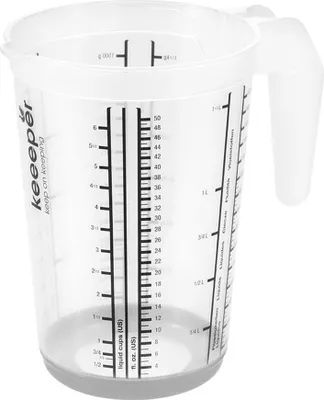 Obrázok produktu pre keeeper 1049213015500 keeeper odmerka "massimo", 1,5 l, biela / severská sivá