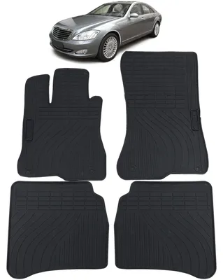 Zdjęcie produktu dla Dywaniki przednie/tylne do modelu Mercedes-Benz Klasa S W221 2005-2013 Premium Gumowe