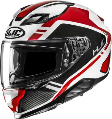 Produktbild von HJC F71 TOZZ Integralhelm weiss-rot MC1 L