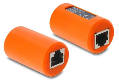 Productafbeelding van Adapter van RJ45-connector naar RJ45-connector, Cat.6A, met overspanningsbeveiliging