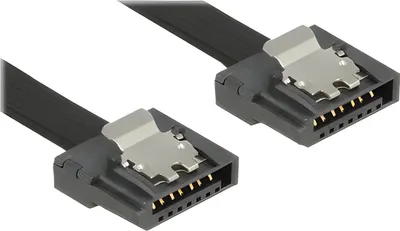 Immagine prodotto di DELOCK SATA-Kabel SATA III -> SATA St/St 0,50m FLEXI schwarz