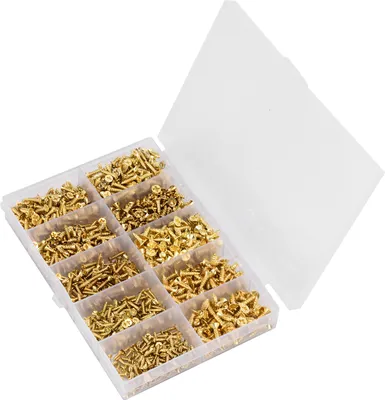 Produktbild von 1080Pcs selbstschneidende Schrauben Kreuz Eisen Senkkopf Schrauben Sortiment Kit M2 M2.5 M3