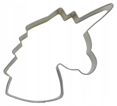 Produktbild von EkoForemki Einhornkopf Ausstecher 8,5 cm aus Edelstahl