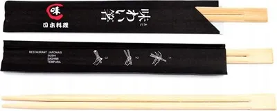 Immagine prodotto di 100 paia di bacchette Asia Sushi Chopsticks Bamboo 21cm in confezione di carta