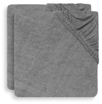 Produktbild von Wickelauflagenbezug Frottee 50x70 cm - Storm Grey - 2 Stück