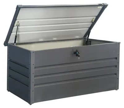 Produktbild von ZIPPER ZI-GAB132AN Aufbewahrungsbox Futterbox Gartenbox 130cm Breite 80kg grau