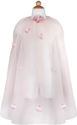 Produktbild von Prinzessinnen-Cape goldene Rose, für 7-8 Jahre - Faschingscape