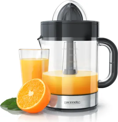 Produktbild von Arendo Zitruspresse mit 40 W & 1,2 Liter Fruchtsaftbehälter Presskegel mit zwei Drehrichtungen