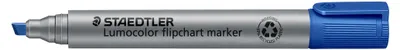 Produktbild von STAEDTLER Lumocolor 356 B Flipchart-Marker mit Keilspitze Einzelprodukt blau, 10 Stück
