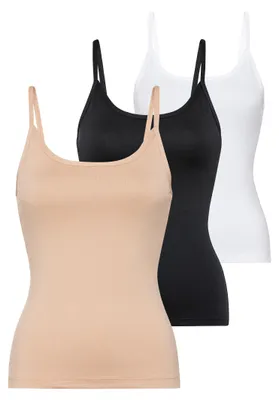 Produktbild von VIVANCE ACTIVE Unterhemd beige, schwarz, weiß Größe 40/42