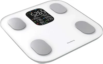 Produktbild von Klausberg Smart Badwaage KB-7855 mit Bluetooth Weiß