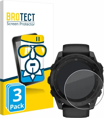 Produktbild von 3x BROTECT Schutzglas für Garmin Tactix 8 AMOLED (51 mm) Displayschutz 9H Glas klar transparent