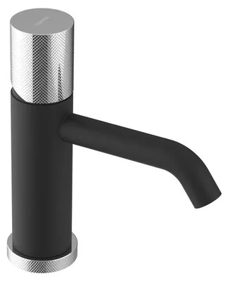 Produktbild von Sapho ULTRATAP Waschtischarmatur, Schwarz matt/Chrom