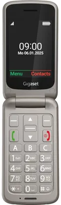 Produktbild von Gigaset GL595, Klappgehäuse, Single SIM, 7,11 cm (2.8"), 0,3 MP, 800 mAh, Grau