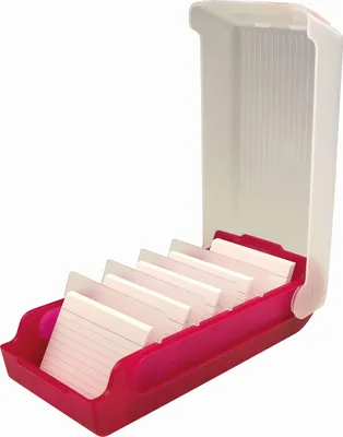 Immagine prodotto di file di flashcard helit BeeBox, A7, parte inferiore: lampone-traslucido