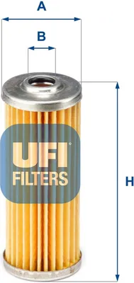 Produktbild von Kraftstofffilter UFI 26.683.00 Filtereinsatz