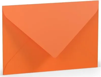 Produktbild von Briefumschlag B6 Nassklebung Seidenfutter Orange