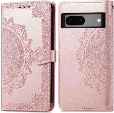 Immagine prodotto di Custodia a libro imoshion Mandala Google Pixel 7a - Oro rosa