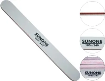 Zdjęcie produktu dla Pilnik Prosty Sunone Ziarnistość 180/240 Biały 10 Sztuk