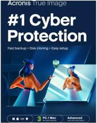 Produktbild von Acronis Cyber Protect Home Office Advanced - Abonnement-Lizenz (1 Jahr) - 3 Computer, 500 GB Cloud-Speicherplatz, unbegrenzte mobile Geräte - Download - Win, Mac, Android, iOS