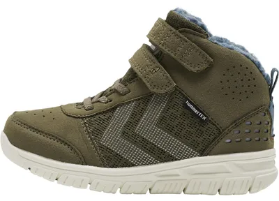 Produktbild von hummel Crosslite hummelTEX Mid-Top Winter Sneaker wasserabweisend gefüttert Kinder 6086 - dark olive 29
