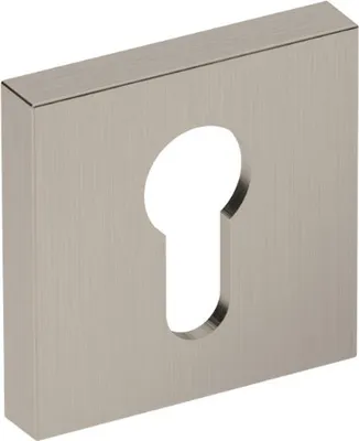 Produktbild von Bodenplatte PLT26J-Y, Premium Line, Nickel gebürstet, quadratisch