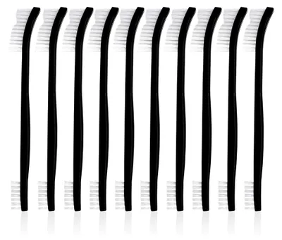 Produktbild von 10-teiliges Reinigungsbürsten-Set mit doppelseitiger Nylon-Fugendüse, 17,8 cm
