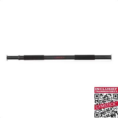 Produktbild von Gymstick Klimmzugstange Für Die Tür Schwarz,Silber 66-91 cm Schwarz,Silber 66-91 cm