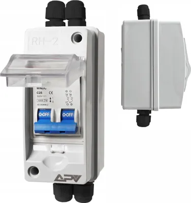 Produktbild von DC Trennschalter Solar PV Sicherungsautomat Leistungsschalter 2 Polig 25A