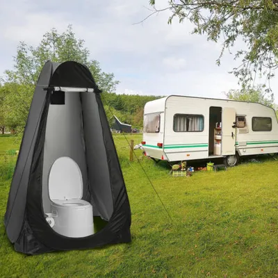 Image de Tente de douche pliante, tente de toilettes, tente de vestiaire, tente de camping, tente d'appoint, tente de pêche