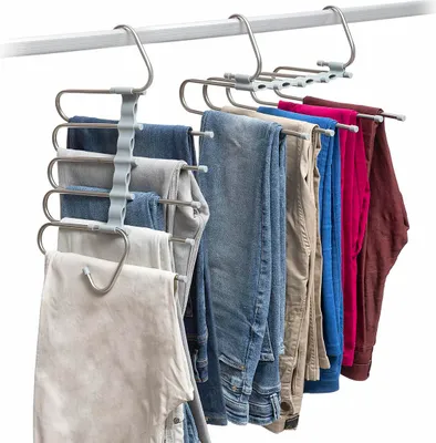 Image de Cintre multiple 5 en 1 pour pantalons Havser InnovaGoods