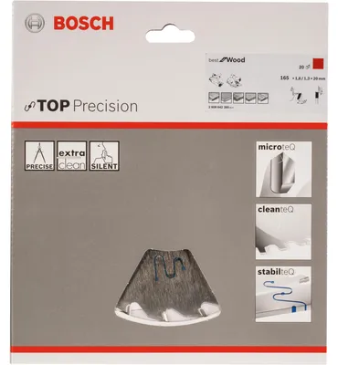 Image de Bosch 2608642385 Bosch Kreissägeblatt BS WO H 165x20-20