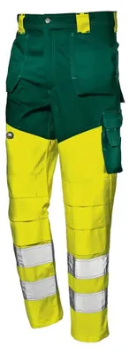 Produktbild von Sir Safety Warnschutzhose Herren mit Reflexstreifen Gelb Grün EN ISO 20471 Klasse 2, 46, Hochsichtbar Gelb/Grün