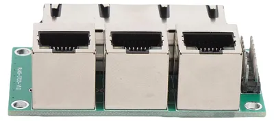 Image de Coupleur en ligne RJ45 Keystone Jack, module de couplage à 3 connecteurs réseau RJ45, adaptateur Ethernet pour périphériques réseau Gigabit