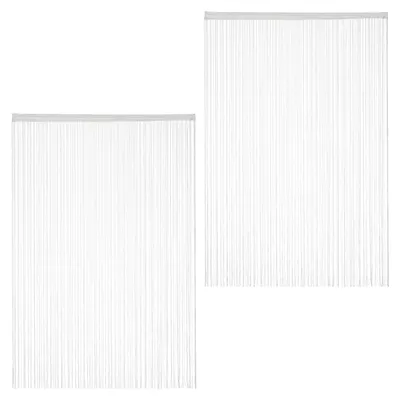 Draadgordijn Set 2er-Pack, 145x245 cm, Weiß, Polyester