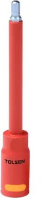 Produktbild von VDE-isolierter langer Steckschlüssel 3/8″ Sechskant 5 x 157 mm - Maxami