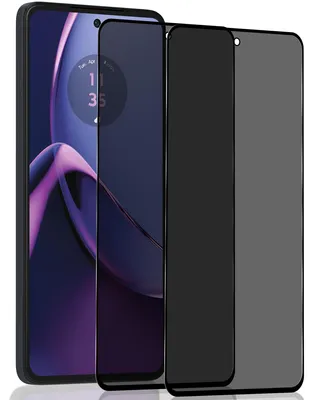 Obrázek produktu pro 2-balení Motorola G84 Ochranné sklo na displej Privacy - Tvrzené sklo 9H - Super kvalita 3D