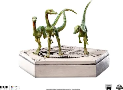 Produktbild von Iron Studios Compsognathus Jurassic Park Statue 5 Cm Golden  Golden One Size