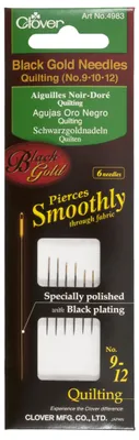 Obrázek produktu pro Sada špendlíků v barvě černého zlata (09/10/12) 6 kusů na kartě