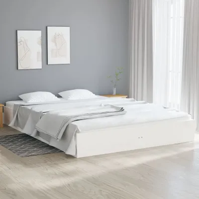 Produktbild von "2026 Promotion" Massivholzbett Schlafzimmer - Weiß - 180x200 cm - Polsterbett CC28614