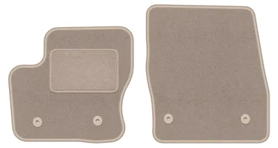 Immagine prodotto di Tappetini anteriori in moquette per Ford Transit Connect FL 2017- (commerciale) – 2 pezzi, beige, su misura – Wielganizator LUX