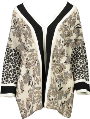 Zdjęcie produktu dla BLUGIRL Sweter damski tekstylny beżowy SF8716 - Rozmiar: XL