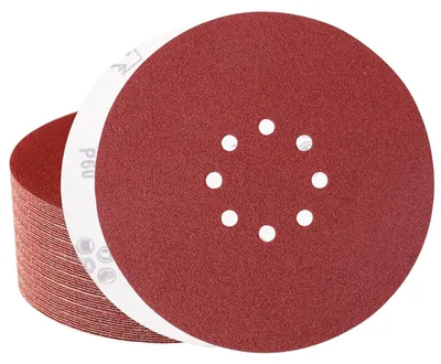 Produktbild von Schleifpapier 225mm Klett 8 Loch Körnung 60 40 Stück für Trockenbauschleifer